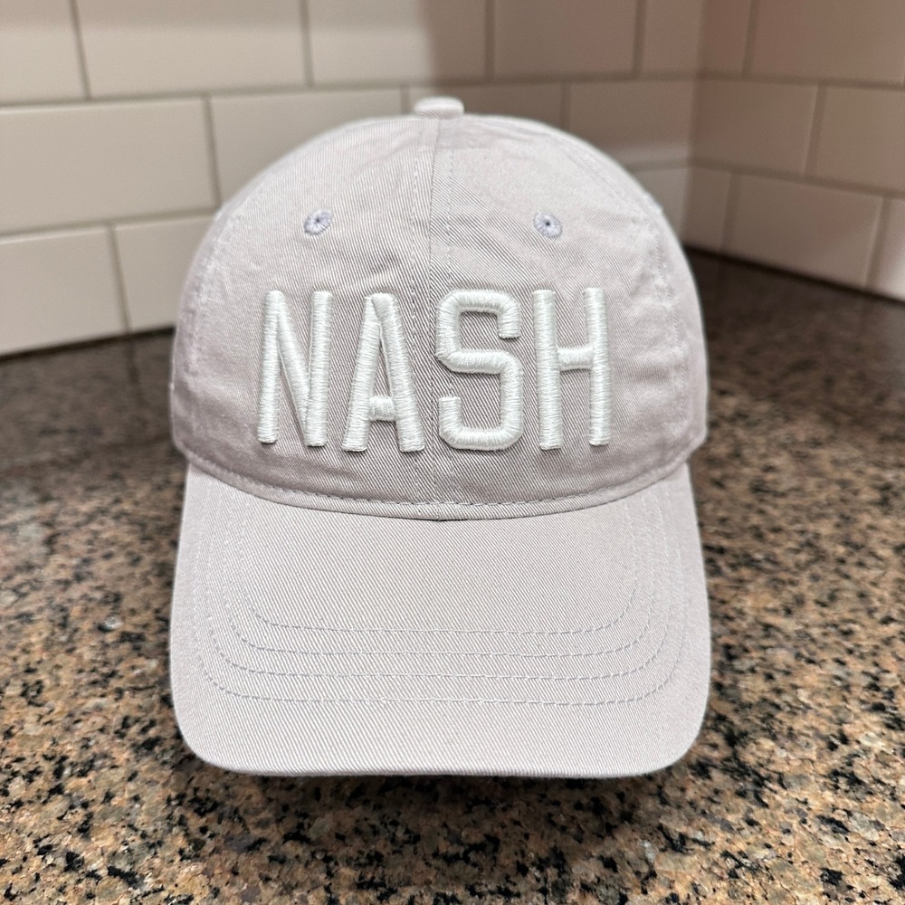 Nashville Nash The Nash Collection Dad Hat Baseball Cap Unisex OSFM Tan Cotton